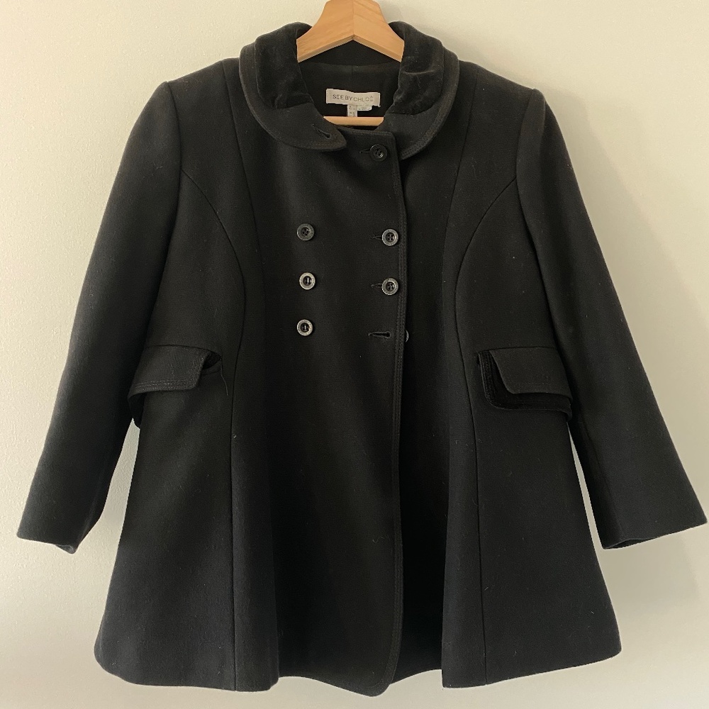 See by Chloe Pea Coat